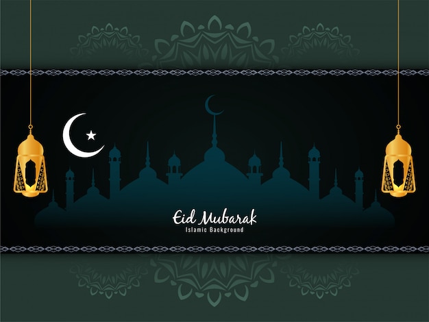 Eid Mubarak Greeting Background – Free Stock Photo Download