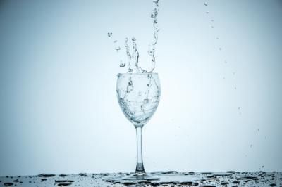 Beautiful Glass Filling with Water – Free Stock Photo for Download