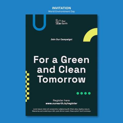 World Environment Day Celebration Invitation Template – Free Download