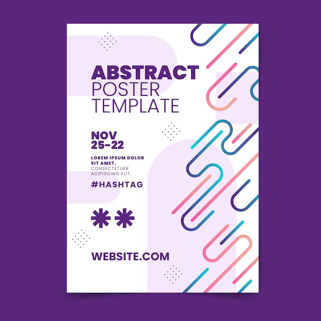 Abstract Colorful Poster Set – Free Download