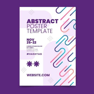 Abstract Colorful Poster Set – Free Download
