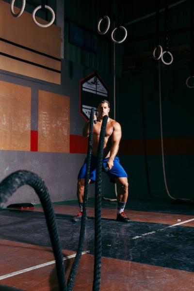 Man Training with Rope – Free Stock Photo, Download for Free