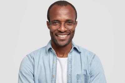 Handsome Dark Skinned Young Male with a Shining Smile – Free Stock Photo, Download for Free