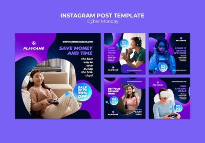 Gradient Cyber Monday Template – Free Download