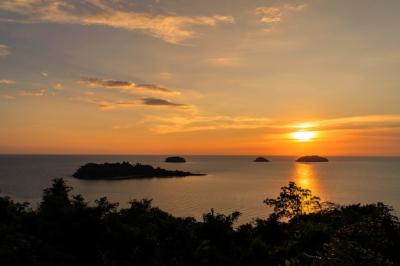 Stunning Sunset Over the Sea at Trad Province, Eastern Thailand – Free Stock Photo for Download