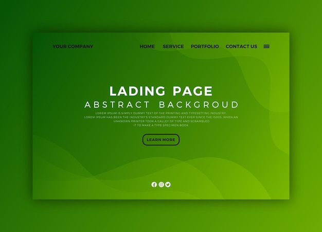 Landing Page Template – Download Free Stock Photo