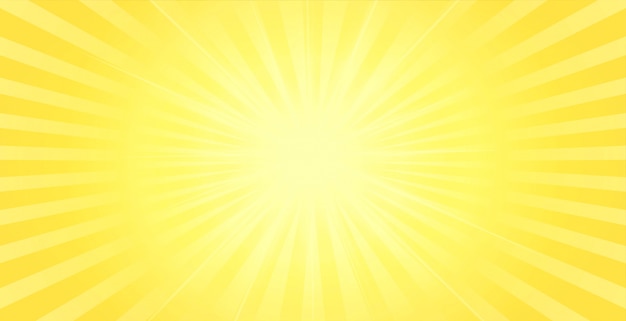 Center Glowing Light Effect on Yellow Background – Free Download
