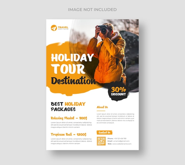 Travel Tour Flyer Template – Download Free Stock Photo