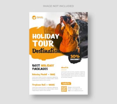 Travel Tour Flyer Template – Download Free Stock Photo