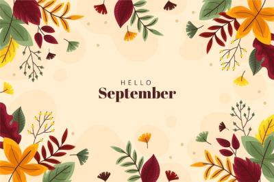 Hello September Background – Download Free Stock Photo