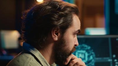 Close-Up of IT Expert Programming to Enhance AI Brain Expressions – Free Download