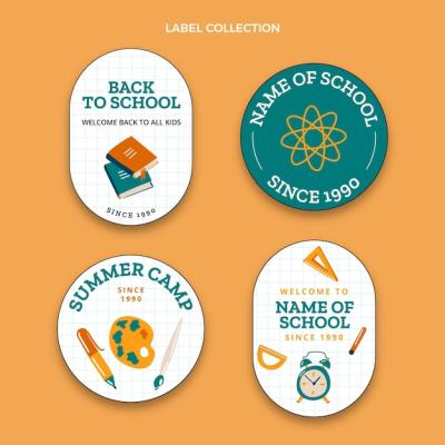 Back to School Badges Collection – Free Download