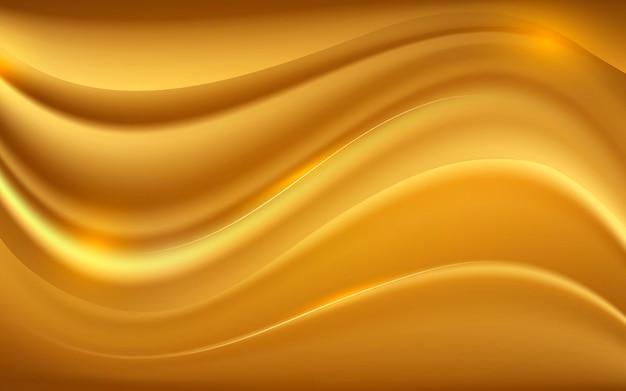 Smooth Golden Wave Background – Free Download