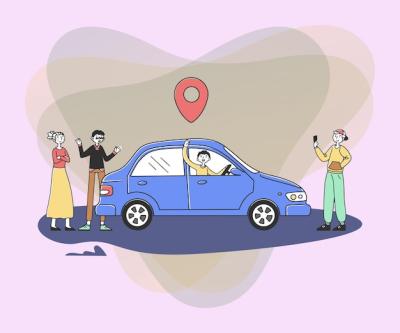 Car Sharing Service Vector Template – Free Download