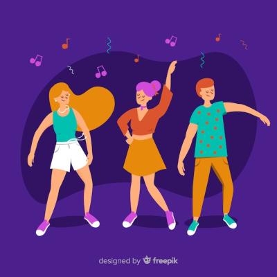 Hand Drawn People Dancing Set – Free Stock Photo for Download