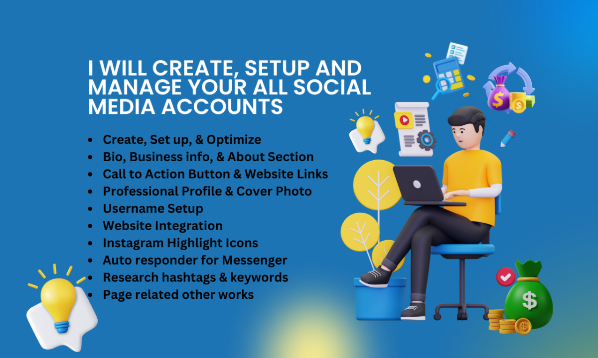 I Will Create and Setup Your Facebook and Instagram Business Pages