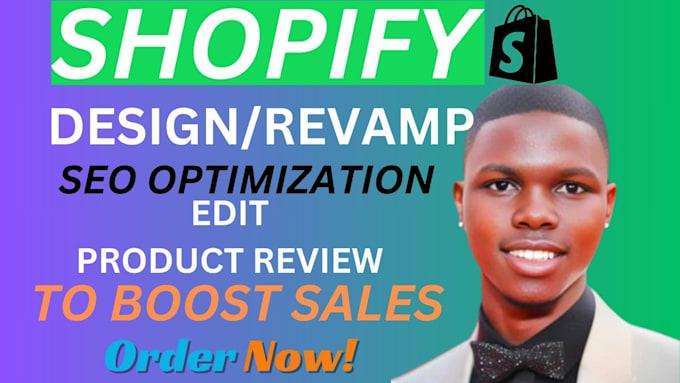 I Will Edit Review, Fix Shopify Store Issues, and Optimize Product Review SEO