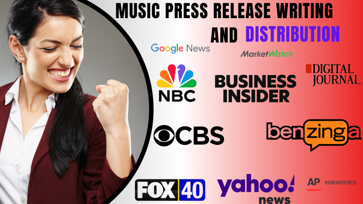 Music Press Release Distribution, Writing, PR Submission, and Music Promotion