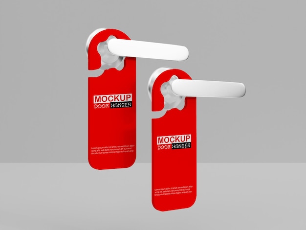 Door Hanger Mockup Design – Free Download