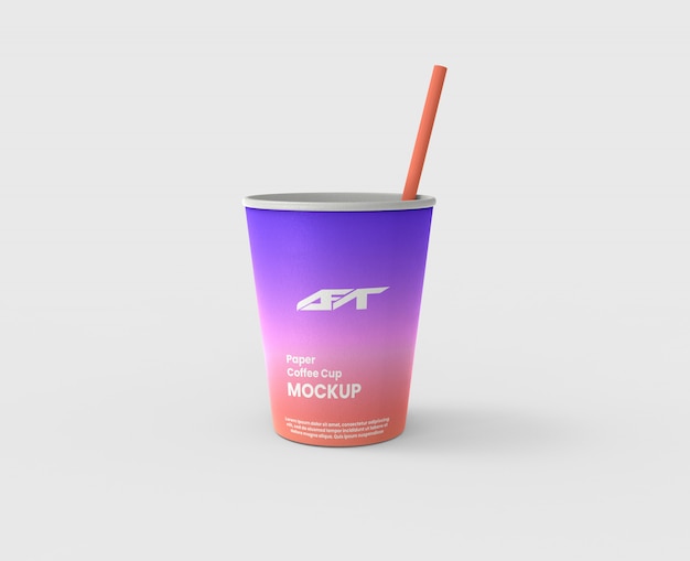 Paper Coffee Cup Mockup – Free Download