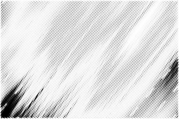 Black and White Abstract Grunge Halftone Pattern Texture Background – Free Download