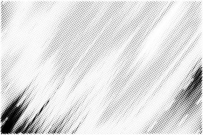 Black and White Abstract Grunge Halftone Pattern Texture Background – Free Download