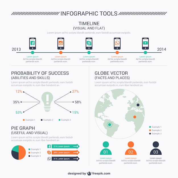 Social Media Infographic Elements – Free Download