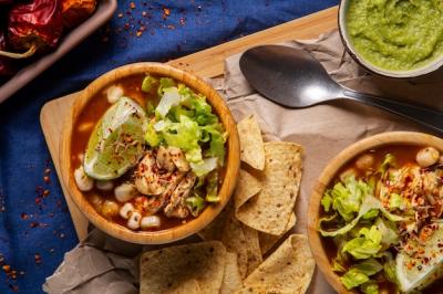 Appetizing Pozole Bowl from Above – Free Download