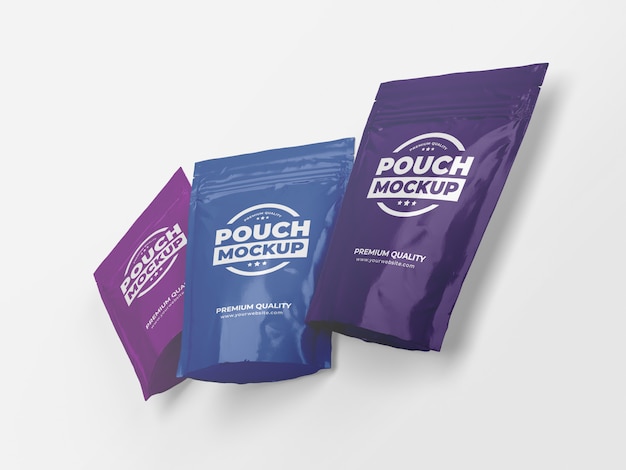 Food Pouch Packaging Mockup – Free Download