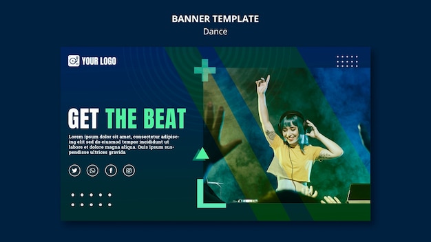 Dance Concept Banner Template – Free Download