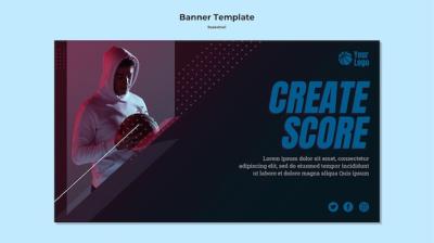 Basketball Banner Design – Free Download