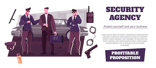 Profitable Advertising Banner for Security Agencies – Free Stock Photo Download