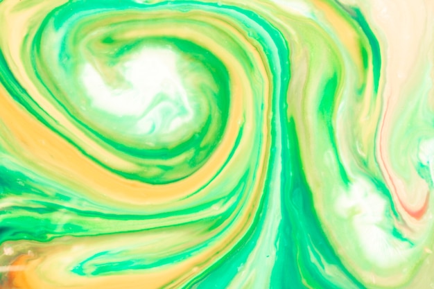 Oily Paint Texture in Green Swirls – Free Stock Photo, Download Free