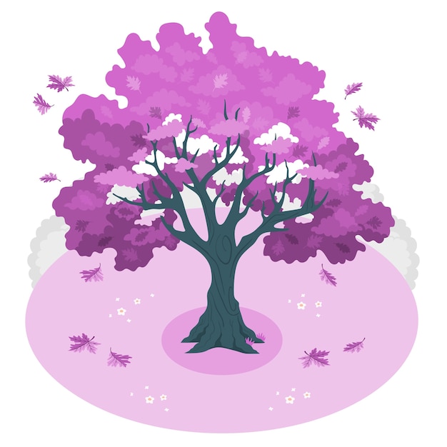 Autumn Tree Concept Illustration – Free Stock Photo for Download