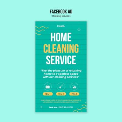 Cleaning Services Template Design for Professional Use – Free Download