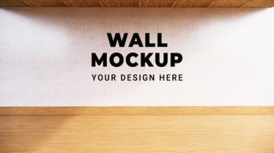 3D Rendering Wall Mock Up Design – Free Download