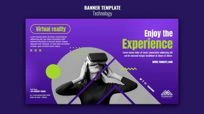 Horizontal Banner for Technology Innovation – Free Download