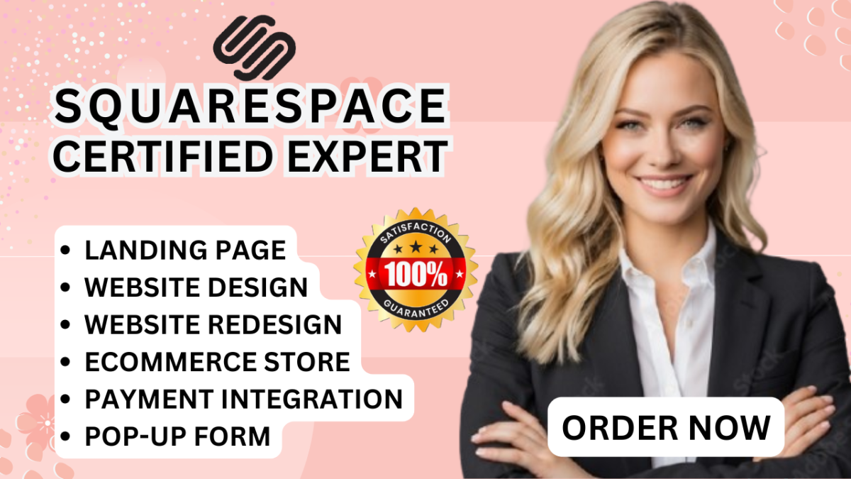 I Will Build Squarespace Website Design, Squarespace Website Development