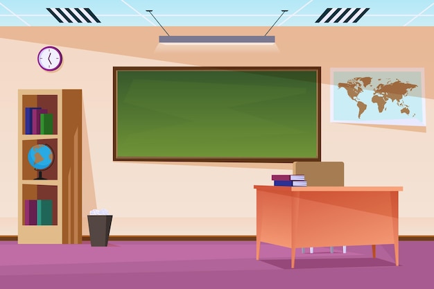 Empty School Class Background – Free Download