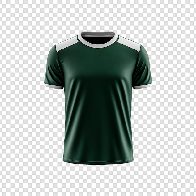 Sports Jersey Design Mockup on Transparent Background – Free to Download