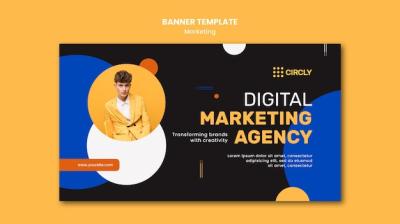 Digital Marketing Banner Template – Free Download