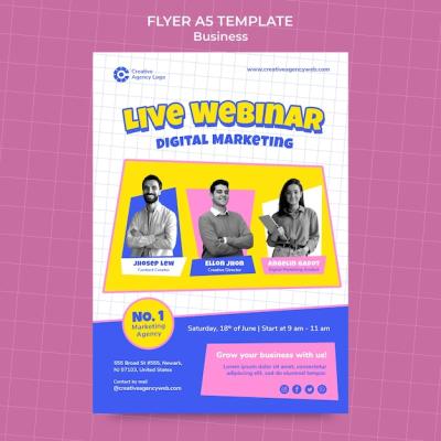 Business Poster Design Template – Free Download