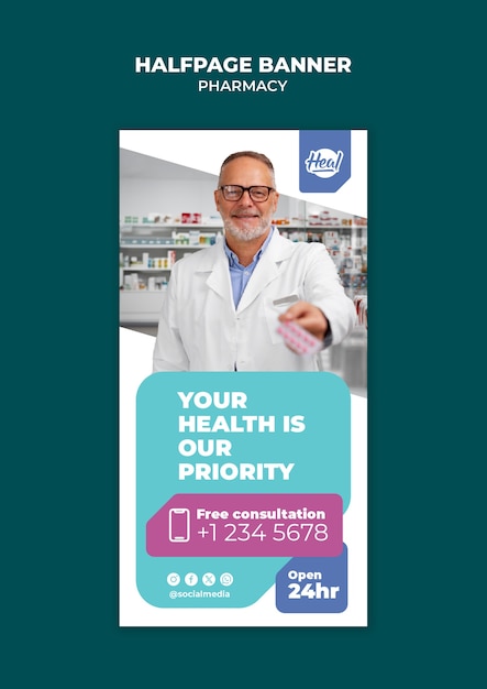 Professional Pharmacy Template – Free Download