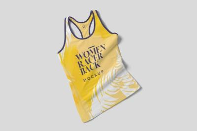 A Yellow Tank Top Featuring a Women’s Back Design – Free Stock Photo Download