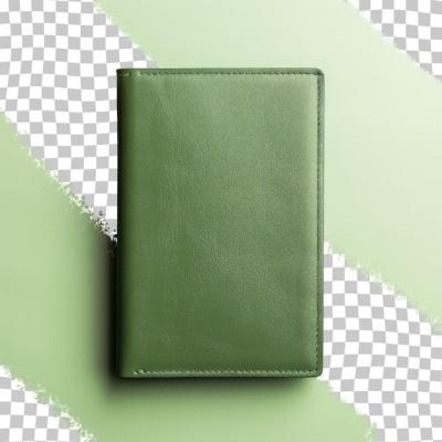 Leather Green Passport Cover Backdrop – Free Download