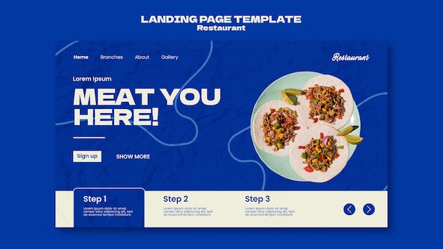 Restaurant Template Design – Download Free Stock Photo