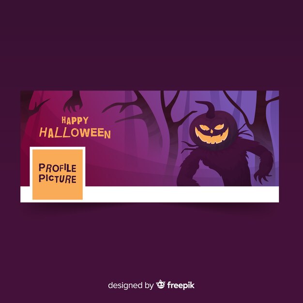 Halloween Concept Facebook Banner – Free Download