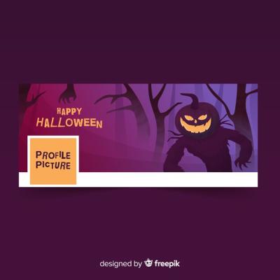 Halloween Concept Facebook Banner – Free Download