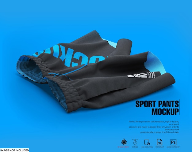 Short Sport Pants for Men Mockup – Free to Download