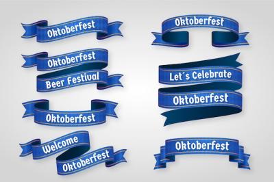 Flat Oktoberfest Ribbons Collection – Free Stock Photos, Download Free